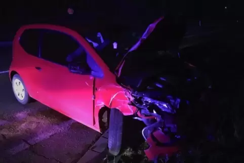 Eins der beiden Autos, die in den Unfall verwickelt waren. Foto: TNT