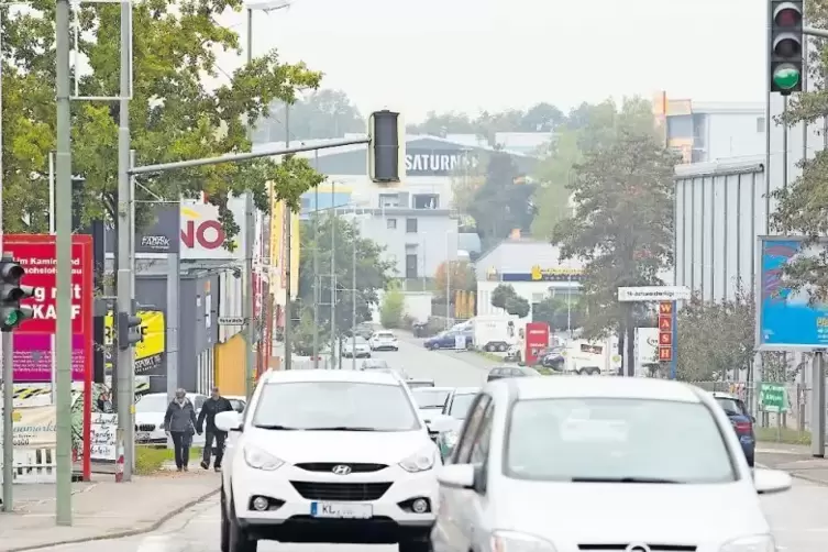 Die Merkurstraße in Kaiserslautern: Der Bebauungsplan für das Gewerbegebiet West kommt erneut auf den juristischen Prüfstand.