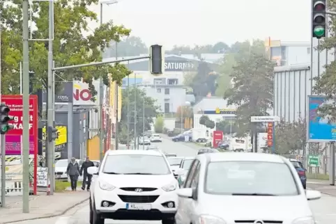 Die Merkurstraße in Kaiserslautern: Der Bebauungsplan für das Gewerbegebiet West kommt erneut auf den juristischen Prüfstand.