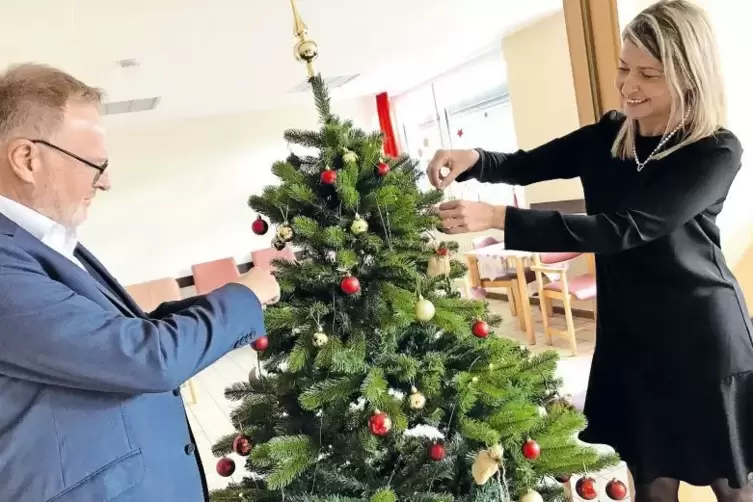 Weihnachtlich geht es auch in den Einrichtungen des Evangelischen Diakoniewerks Zoar zu. Natürlich darf dann auch ein Weihnachts