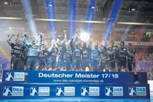 Zweimal wurde die SG Flensburg-Handewitt bislang Deutscher Handball-Meister: 2004 und 2018.