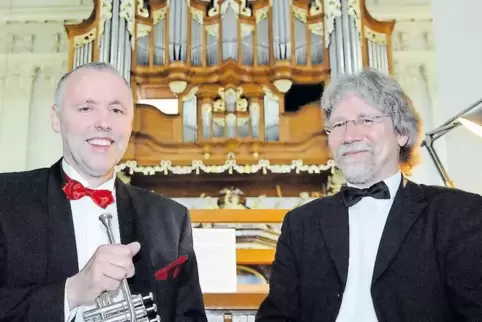 Heinz-Günter Nuck und Martin Reitzig, hier auf einer Archivaufnahme in der Paulskirche.