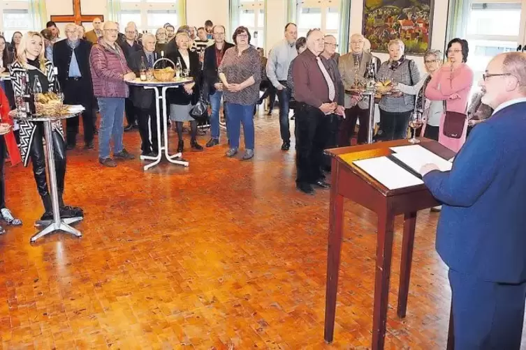 Hat beim Obermoscheler Neujahrsempfang an die Bürger appelliert, sich zum Wohle der Stadt kommunalpolitisch zu engagieren: Bürge