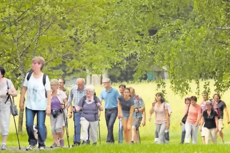 Dieses Jahr soll aus dem Verbandsgemeindewandertag – hier ein Foto vom vergangenen Jahr in Trulben – eine ganze Wanderwoche werd