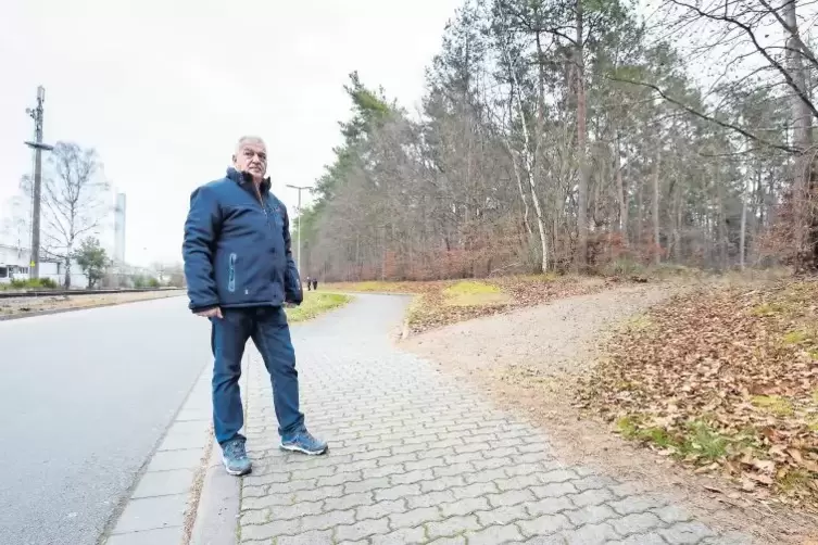 Der Spießwald zwischen der A6 und der Industriestraße in Buchholz soll wegen eines Gewerbegebiets gerodet werden. Darüber ärgern