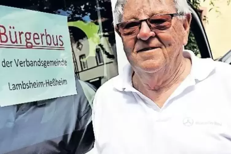 Bruno Lüttinger ist im VG-Seniorenbeirat für das Projekt Bürgerbus zuständig.