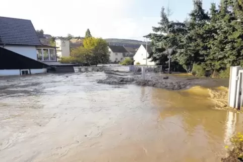 Das Hochwasser hat 2014 sichtbare Spuren in einigen Orten – hier in Finkenbach – hinterlassen. Das Thema Hochwasservorsorge ist 