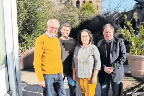 Die Listenanführer der FDP (von links): Reinhold Hohn, Sebastian Schäfer, Barbara Hengen und Roland Gappa. Es fehlt Werner Becke