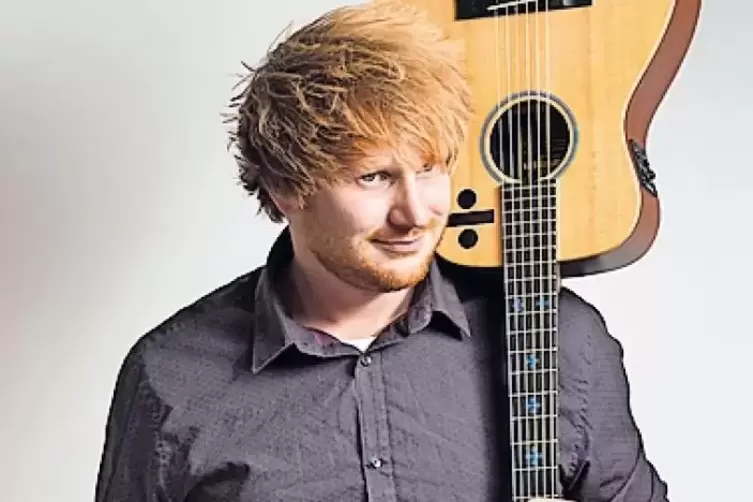 Bei der Show: ein Double von Ed Sheeran.