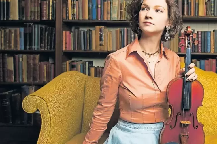 Findet die Pfalz „wunderschön“ und spricht auch sehr gut deutsch: US-Violinistin Hilary Hahn.