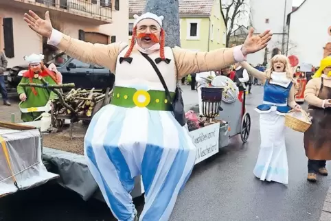 ...ebenso wie Obelix und Mitbewohner des gallischen Dorfs.