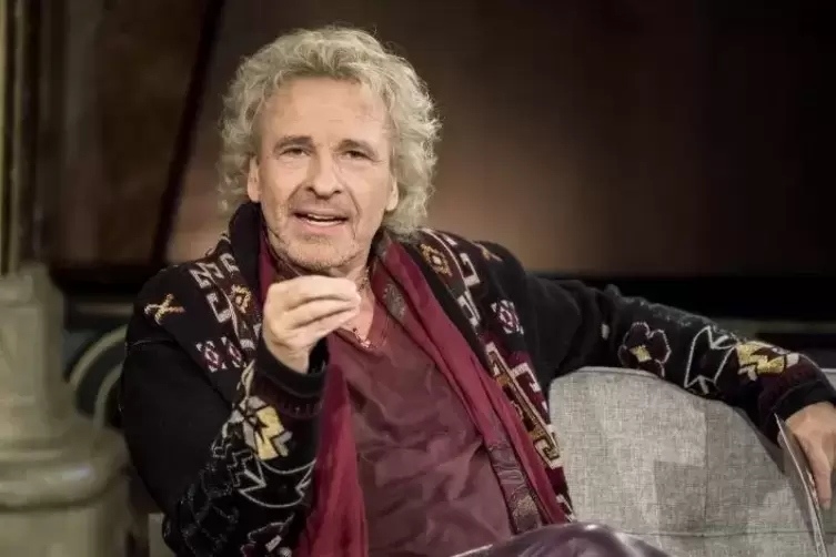 Auch aktuell im Fernsehen: Thomas Gottschalk in seiner Literatursendung „Gottschalk liest?“. Foto: DPA