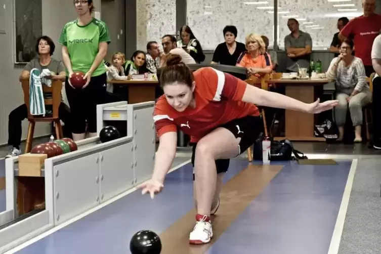 Matchwinnerin für den TuS Gerolsheim: Sarah Rau.  Foto: BOLTE