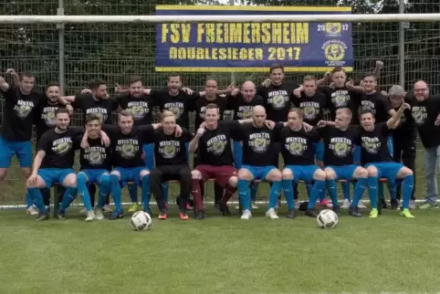 Schöne Zeiten 2017. Zwei Jahre später liegt die FSV am Boden.  Foto: van