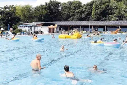 Beliebt: Bademaxx-Freibad.