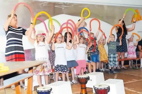 Musikalische Früherziehung hat einen hohen Stellenwert am Standort Bisterschied der VG Kita ROK. Ein Beleg dafür ist nun die Ver