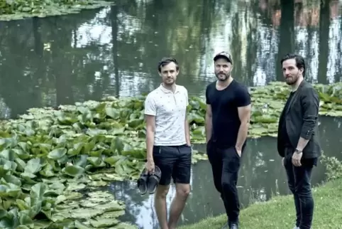Das Regieteam des neuen „Tannhäusers“ auf dem Grünen Hügel (von links): Manuel Braun (Video), Tobias Kratzer (Regie) und Rainer 