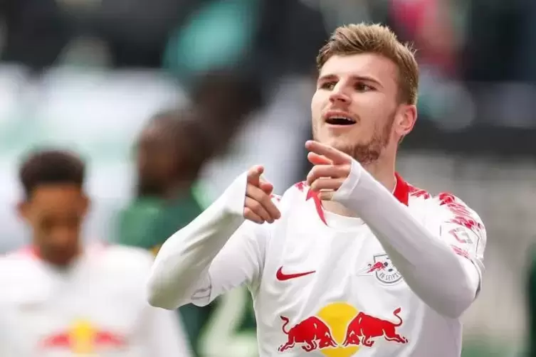 Gilt schon lange als Bayern-Kandidat: Leipzigs Timo Werner. Foto: dpa