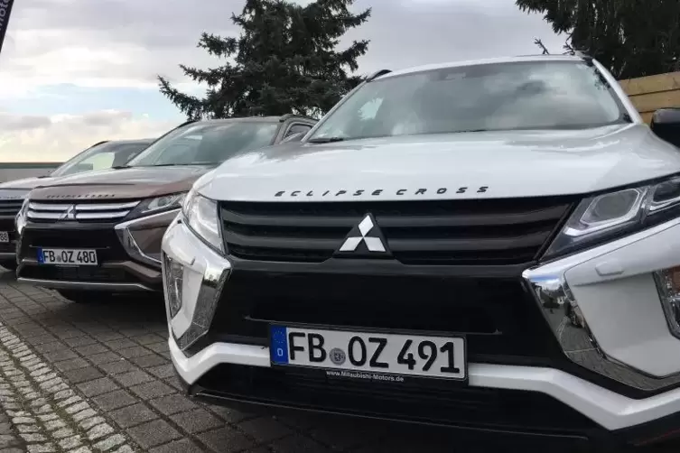 Markante Frontpartie: der Mitsubishi Eclipse Cross.  Fotos: MO