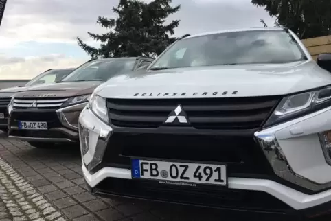 Markante Frontpartie: der Mitsubishi Eclipse Cross.  Fotos: MO