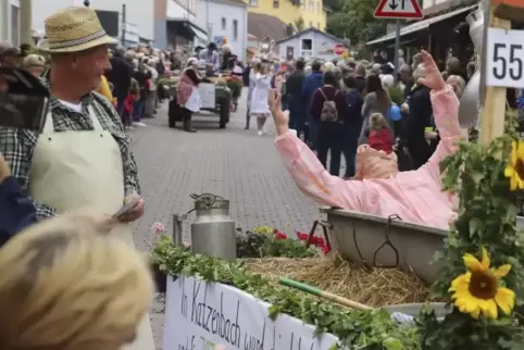 In Katzenbach werd’ die Wutz geschlacht.  Foto: J. Hoffmann