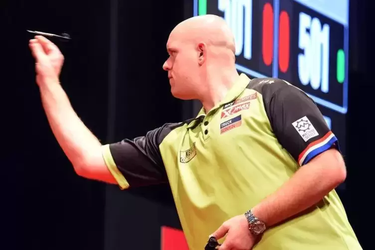 Der Superstar der Szene: Michael van Gerwen. Foto: KUNZ