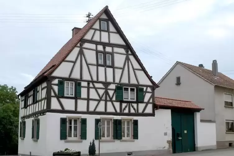 Fachwerk-Schmuckstück: Das Haus Eberhardt.