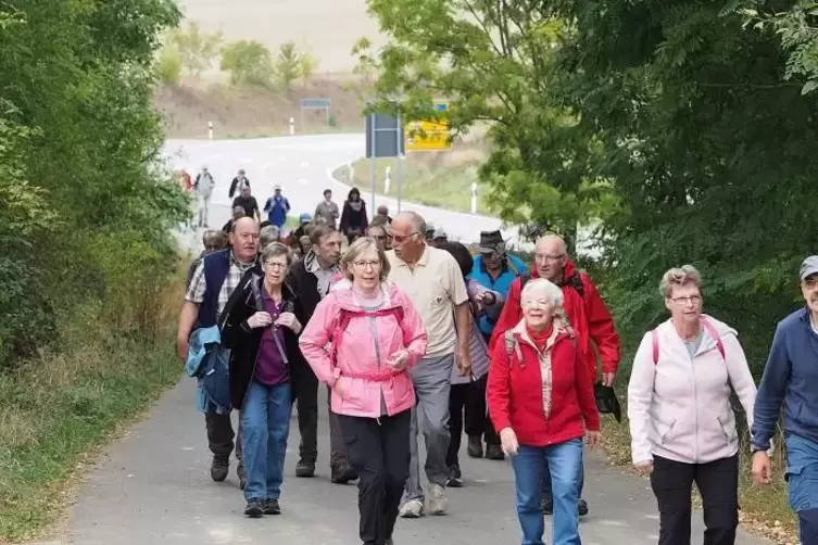 An der L700 ging es in Richtung Frankreich.