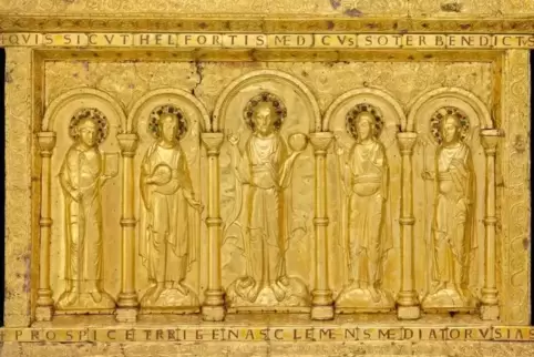 Goldene Altartafel: Kaiser Heinrichs Geschenk für die Münsterweihe.
