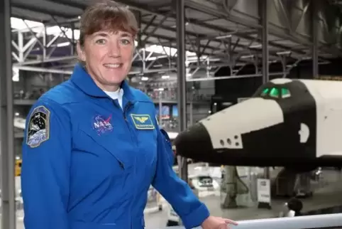 Spricht gut Deutsch: die Astronautin Heidemarie Stefanyshyn-Piper. Im Technik-Museum durfte sie sich auch im Cockpit der Buran (