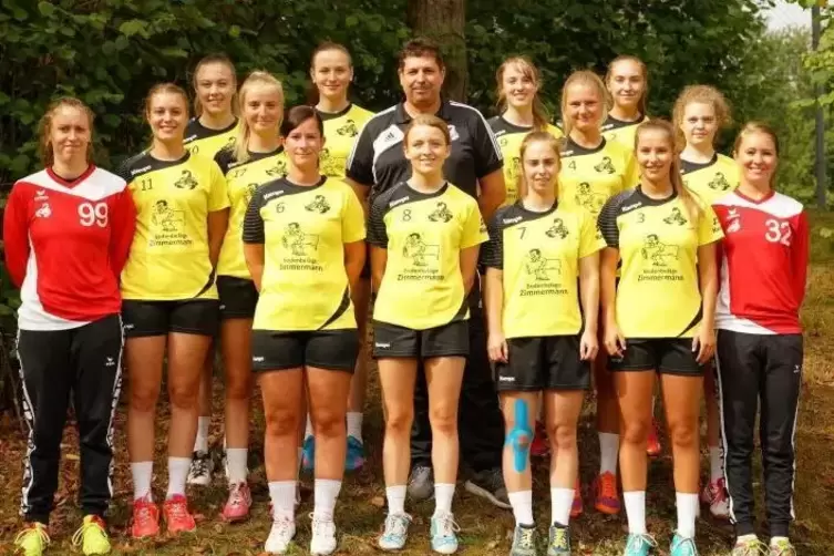 Die Handballerinnen des TV Thaleischweiler.