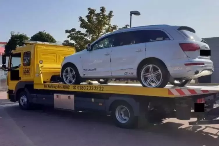 Die Polizei beschlagnahmte das Auto des Verkehrssünders. 