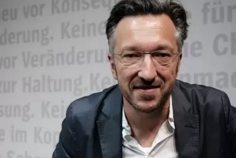 So streitbar wie freundlich: Lukas Bärfuss auf der Frankfurter Buchmesse.