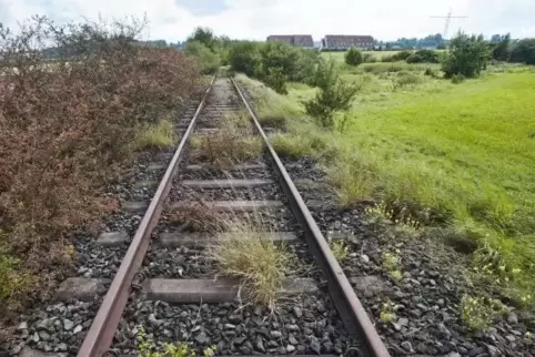 Die Bachbahntrasse in der Nähe des IG Nord.