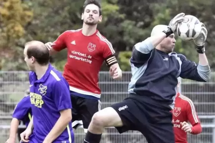 Zupackend: Keeper Florian Waldeit ist da, wenn’s brennt. Und erweist sich seit kurzem wieder als fester Rückhalt im Team der SG 