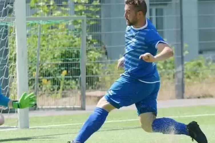 Spielertrainer der SG Rieschweiler II: Daniel Preuß.