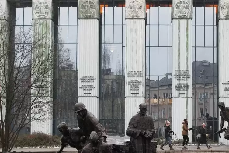 Das Gebäude des Obersten polnischen Gerichts in Warschau,