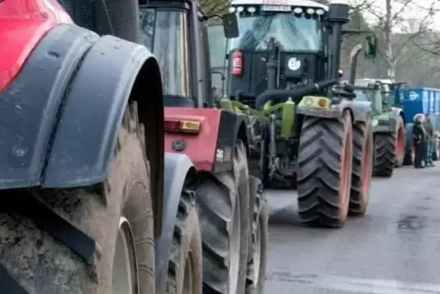 Treffpunkt war der Parkplatz an der der B 420 im Kuseler Stadtteil Bledesbach.