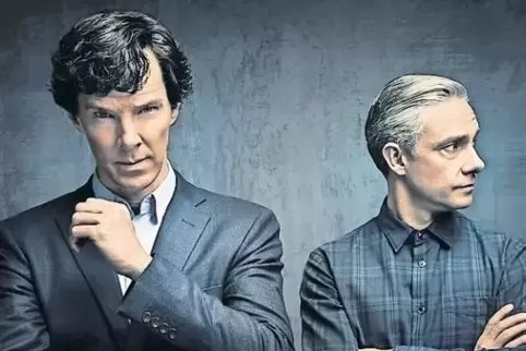 Ungleiches Ermittler-Duo: Sherlock Holmes (Benedict Cumberbatch, links) und Dr. Watson (Martin Freeman).