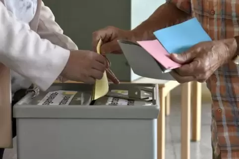 Tausende von Bürgern aus der Region Frankenthal gehen am 26. Mai 2019 in die Wahllokale, um ihre kommunalpolitischen Vertreter z