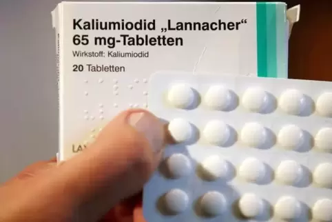 Wichtiges Vorsorgemedikament: Im Katastrophenfall könnten solche Jodtabletten ausgegeben werden.