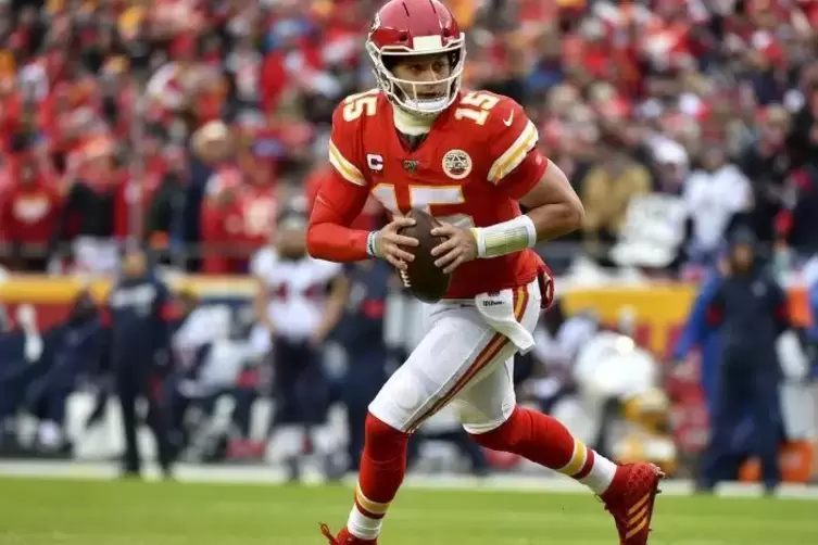 Chiefs-Quarterback Mahomes in Aktion.