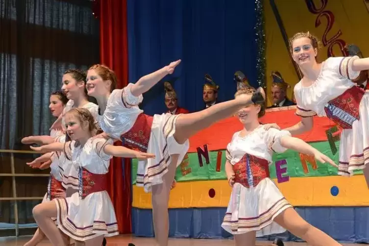 Immer mit einem Lächeln: die Kindertanzgruppe Butterfly des Obermoscheler Karneval-Vereins.